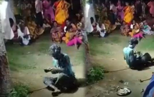 மொபைல் போனில் கேம் விளையாடி பைத்தியமாகிய சிறுவன் : அதிர்ச்சியை ஏற்படுத்திய வீடியோ காட்சி!!