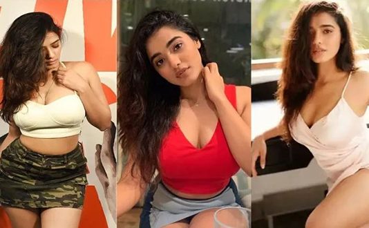 முன்னழகை கும்முன்னு காட்டி ரசிகர்களை குஷிப்படுத்திய கெட்டிகா சர்மா!!