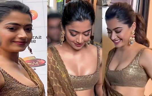 உள்ள எல்லாமே அப்படியே தெரியுது… ராஷ்மிகா மந்தனாவின் ஹாட் Pics!!