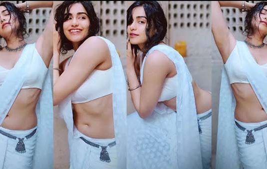 வெறும் இலையை வைத்து மறைத்து போஸ் கொடுத்த ஆடா ஷர்மா.. கிறங்கி போன ரசிகர்கள்!!