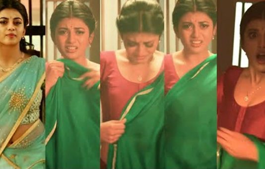 படுமோசமான உடையில் தூக்கலான கவர்ச்சி போஸ் கொடுத்த கயல் ஆனந்தி!!