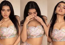 எடுப்பான முன்னழகை காட்டி புகைப்படங்களை பகிர்ந்து ரசிகர்களை சூடாக்கிய கெட்டிகா சர்மா!!
