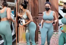 ப்பா என்னா பொண்ணுடா… அங்க அழகுகள் தெரிய முன்னழகை காட்டி ரசிகர்களை ஏங்க வைக்கும் ரகுல் ப்ரீத் சிங்!!