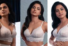 வெள்ளை நிற உடையில் இளசுகளை கொள்ளையடித்த ரம்யா பாண்டியனின் ஹாட் போட்டோஸ்!!