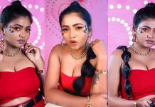 ப்பா.. பிக்சைஸ் மனசு ஏதேதோ பண்ணுது… முட்டிக்கிட்டு நிக்கும் முன்னழகை காட்டும் ஷாலு ஷம்மு!!