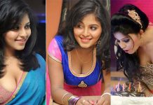 சைடு போஸில் பக்கவா காட்டி ரசிகர்களை திணறடித்த அஞ்சலி ஹாட் கிளிக்ஸ்!!