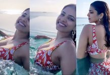 கவர்ச்சி உடையில் விருந்து வைக்கும் மாளவிகா மோகனின் லேட்டஸ்ட் ஹாட் கிளிக்ஸ்!!