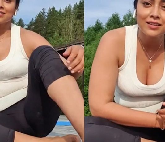 கவர்ச்சி உடையில் கிக் ஏத்திய ஸ்ரேயா சரண் ஹாட் போட்டோஸ்!!