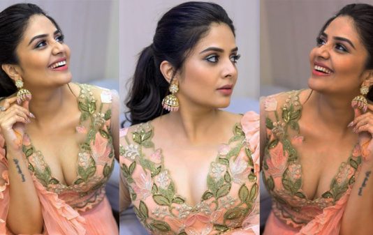 முன்னழகை எடுப்பாக காட்டி சூடான போஸ் கொடுத்த ஸ்ரீமுகி ஹாட் கிளிக்ஸ்!!