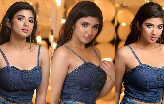 அந்த இடத்தை அப்பட்டமா காட்டி இளசுகளின் ஹார்ட் பீட் எகிற வைத்த பிரக்யா நாக்ரா!!