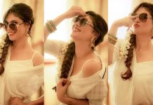 இவ்வளவு இறக்கத்த எதிர் பாக்கல.. கவர்ச்சி உடையில் புகைப்படத்தை வெளியிட்டு ரசிகர்களை சூடேற்றிய ஷெரின்!!