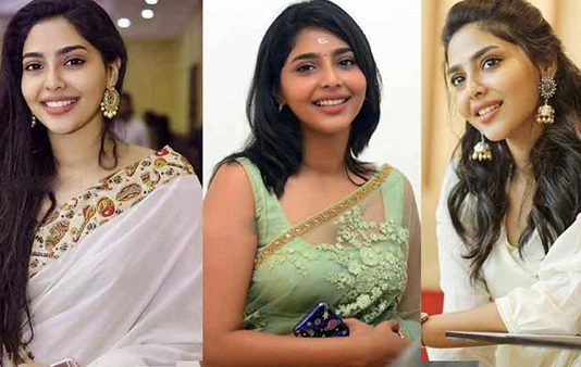 கருப்பு நிற உடையில் செம ஹாட் போஸ் கொடுத்த ஐஸ்வர்யா லட்சுமி!!