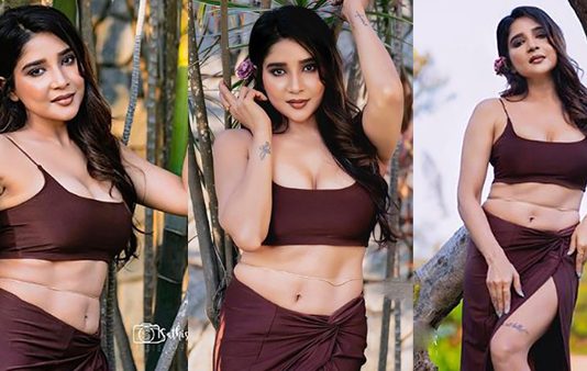 முன்னழகை அப்பட்டமாக காட்டி செஞ்சு வச்ச சிலையாட்டும் நிற்கும் சாக்ஷி அகர்வாலின் லேட்டஸ்ட் செம ஹாட் கிளிக்ஸ்!!