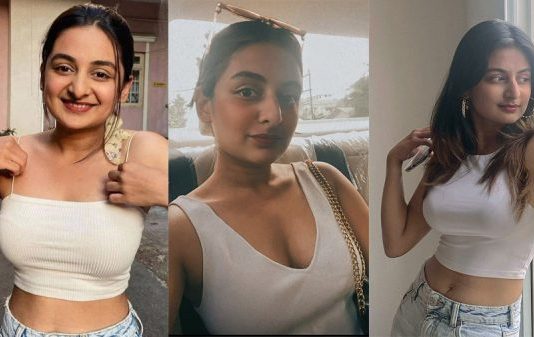 சும்மா கும்முனு இருக்கு… கவர்ச்சி போஸ் கொடுத்த எஸ்தர் அனில்!!