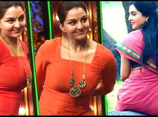 ட்ரெடிஷ்னல் லுக்கில் பார்த்த உடனே பஞ்சர் ஆனேன்.. மஞ்சு வாரியர் வைரல் கிளிக்ஸ்!!