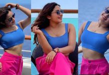 கவர்ச்சி ஆட்டம் போட்ட ரவீனா தாஹா ஹாட் போட்டோஸ்!!