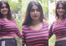 செக்க சிவந்த மேனியை காட்டி இளசுகளை ஆல் அவுட் ஆக்கிய ஷிவானி!!