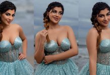 இறுக்கமான உடையில் பிதுங்கி வழியும் முன்னழகை காட்டி ரசிகர்களை வாயடைக்க செய்த யாஷிகா!!