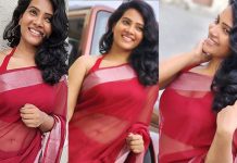 அந்த இடத்தை கும்முனு காட்டி ரசிகர்களை சொக்க வைத்த திவ்யா துரைசாமி!!