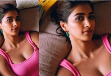 பட்டன கழட்டி விட்டு பலான போஸ் கொடுத்த பூஜா ஹெக்டே… திணறிய ரசிகர்கள்!!