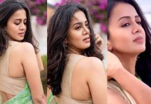 டைட் உடையில் ரசிகர்களை சூடேற்றும் அஞ்சனா ரங்கன்!!
