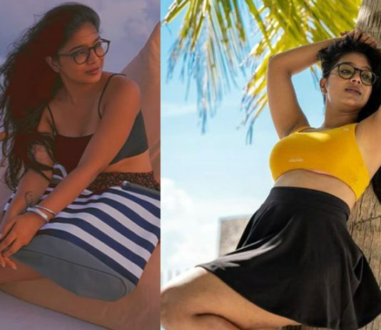 குட்டி ஆடையில் பீச் புகைப்படத்தை வெளியிட்ட விஜே பார்வதி!!