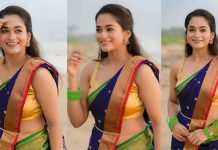 வளைவு நெளிவான இடையை காட்டி இளசுகளை சொக்க வைத்த காவ்யா அறிவுமணி!!