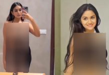 கீர்த்தி சுரேஷா இது? வெறும் அந்த உடையில் இருக்கும் வீடியோ வைரல்!!