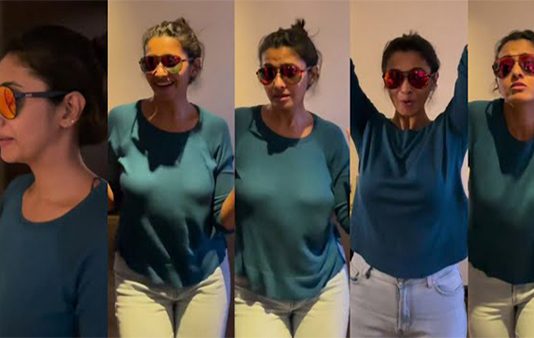 தொடையழக கும்முனு காட்டி ரசிகர்களை சூடேத்தும் பிரியா பவானி சங்கர்!!