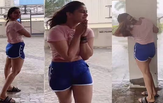 வெள்ளத்திற்கு மத்தியில் குதூகலம் செய்த ஷிவானியை கழுவி ஊற்றும் நெட்டிசன்கள்!!