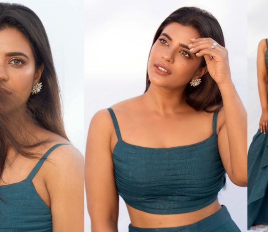 சட்டை பட்டனை கழட்டிவிட்டு செம சூடான போஸ் கொடுத்த ஐஸ்வர்யா ராஜேஷ்!!