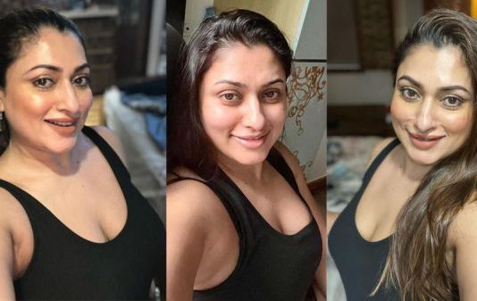 இந்த வயசுலயும் இவ்ளோ கவர்ச்சி.. மாளவிகா வெளியிட்ட ஹாட் போட்டோஸ்!!